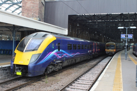 First Hull Trains 180109 at Kings Cross